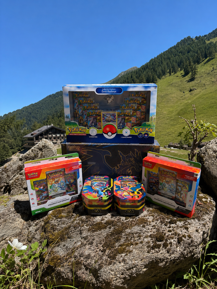 Produits Pokémon TCG scellés proposés en Suisse