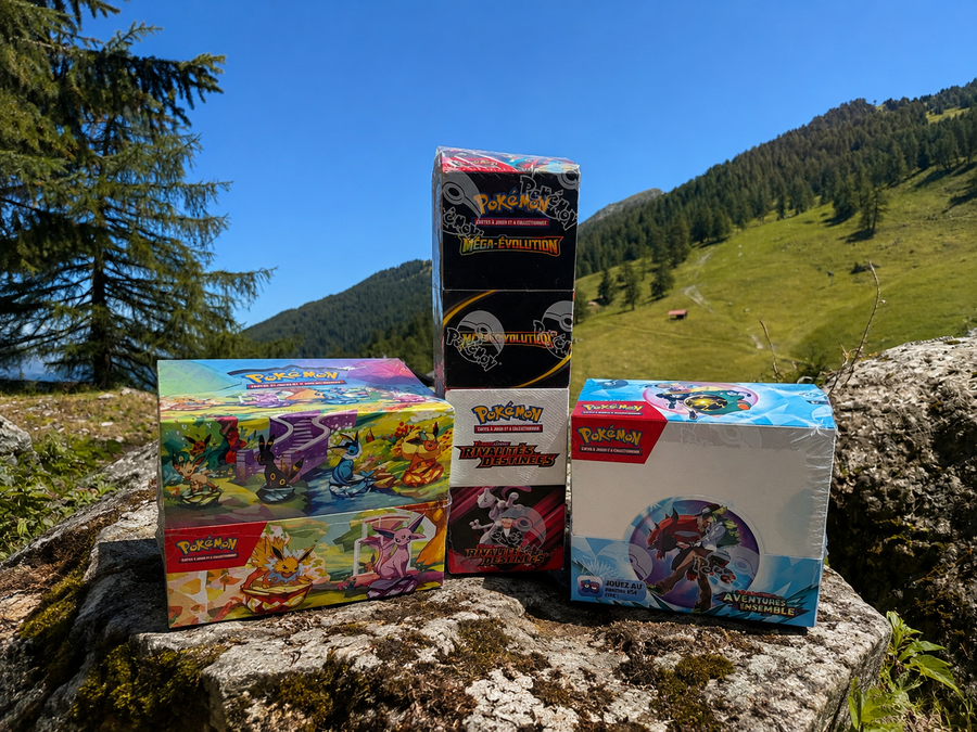 Displays Pokémon TCG scellés en Suisse